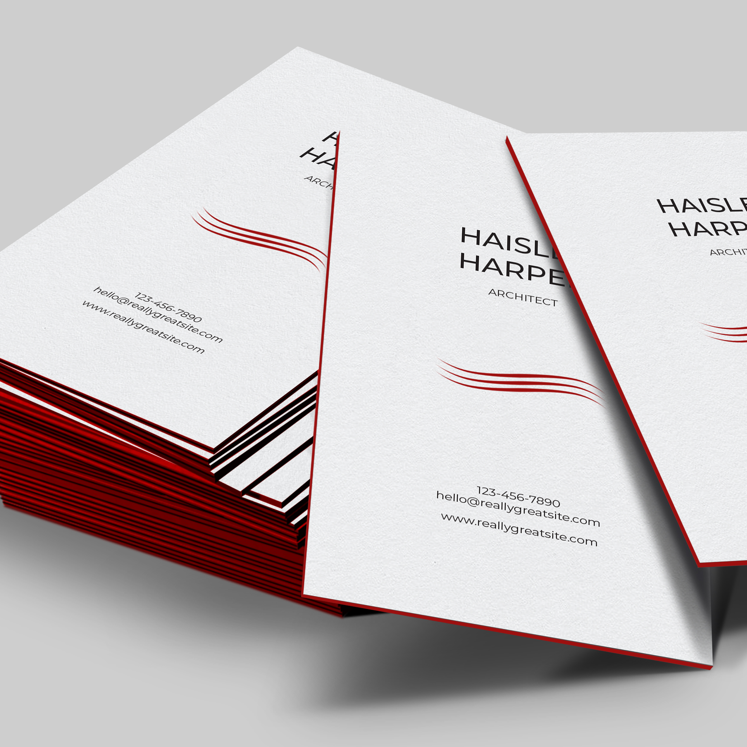 Business Card Mockup LUX EDGE